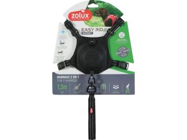 Zdjęcie: Szelki dla psa ze smyczą automatyczną Easyride XS czarne ZOLUX