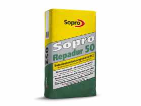 Zaprawa do uzupełnienia ubytków betonu PCC Repadur 50 25 kg SOPRO
