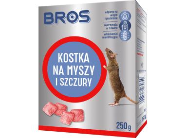 Zdjęcie: Kostka na myszy i szczury 250 g BROS