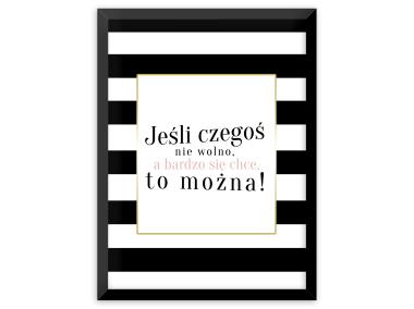 Zdjęcie: Obraz Modernpik2 30x40 cm Fr304 Nie Wolno STYLER