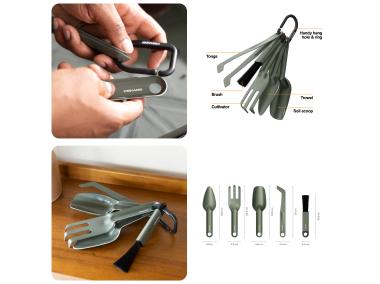 Zdjęcie: Zestaw metalowych narzędzi do sadzenia roślin Plant Care 5 sztuk FISKARS