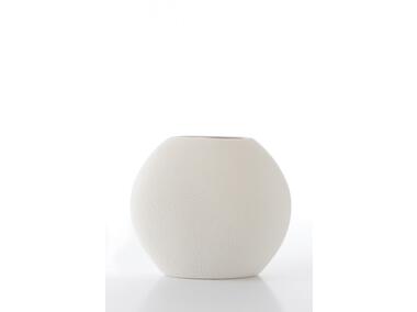 Zdjęcie: Wazon ceramiczny 24x9x22 cm kremowy EUROFIRANY