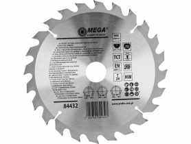 Piła tarczowa do drewna 210 24T 30/20/16 mm MEGA