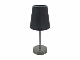 Lampka stołowa Fatima E14 kolor czarny max 40 W STRUHM