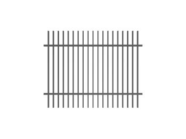 Zdjęcie: Przęsło Anika 2,00 m, 1,80 m ocynk+RAL 7016 struktura POLBRAM