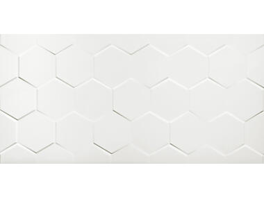 Zdjęcie: Płytka ścienna, glazura White Hexagone Shiny 30x60 cm NETTO