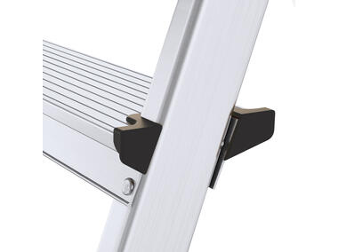 Zdjęcie: Drabina aluminiowa dwustronna 2x5 stopnie 125 kg DRABEST