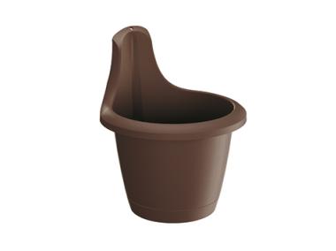 Zdjęcie: Doniczka Respana Hook brąz 20 cm PROSPERPLAST