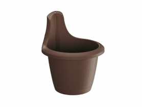 Doniczka Respana Hook brąz 20 cm PROSPERPLAST