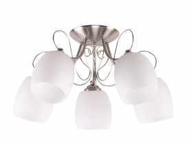 Lampa sufitowa chromowa 5x40 W Amba CANDELLUX