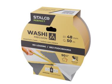 Zdjęcie: Taśma malarska Washi precyzyjna 48 mm x 50 m PERFECT