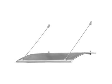 Zdjęcie: Zadaszenie Swing PC 140M 140x82x18 cm białe GUTTA