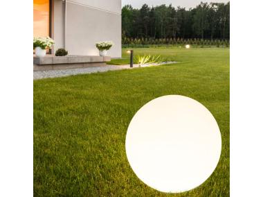 Zdjęcie: Lampa solarna LED kula RBBW 50 cm z pilotem SANICO