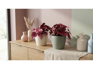 Zdjęcie: Osłonka-doniczka Magnolia 250 mm szarozielony LAMELA