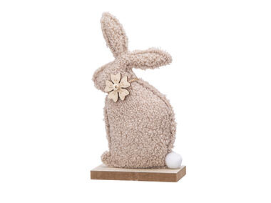 Zdjęcie: Figurka Boucle zając 12x5x22 cm kolor beżowy ALTOMDESIGN