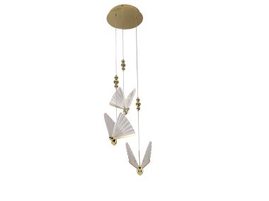 Zdjęcie: Lampa wisząca Mariposa 3 talerz LIGHT-PRESTIGE