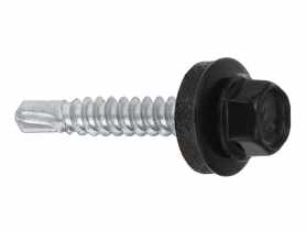 Wkręty firmowe 4,8x35 mm czarne WKRĘT-MET