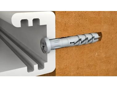 Zdjęcie: Kołek wbijany R-FX-N-C nylonowy szybkiego montażu kołnierz cylindryczny 6x40 mm 100 szt. RAWLPLUG