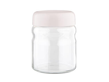 Zdjęcie: Pojemnik szklany z plastikową pokrywą 900ml krem ALTOMDESIGN