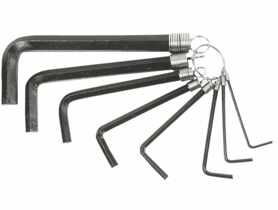 Klucze sześciokątne 2.0-10 mm, zestaw 8 sztuk TOP TOOLS