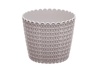 Zdjęcie: Doniczka Nitly mocca 22 cm PROSPERPLAST
