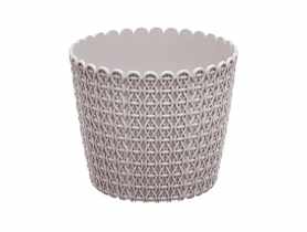 Doniczka Nitly mocca 22 cm PROSPERPLAST