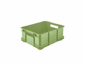 Pojemnik transportowy Bruno L 43x35x17,5 cm 20,5 L eco grass zielony KEEEPER