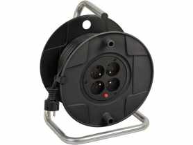 Przedłużacz bębnowy czarny 25 m DEGET