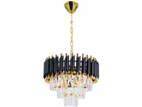Lampa wisząca Toledo 4-punktowa czarno-złota ELEM