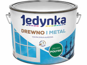 Emalia olejno-alkidowa drewno i metal zielony jasny 10 L połysk JEDYNKA