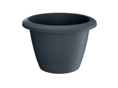 Zdjęcie: Doniczka Respana Basic antracytowy 14 cm PROSPERPLAST
