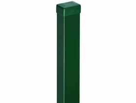 Słup gładki 60x40x1,2 mm - 2,7 m ocynk + ral6005 POLBRAM