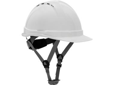 Zdjęcie: Hełm przemysłowy ochronny, wentylowany, biały, kat. II, CE, LAHTI PRO