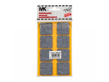 Zdjęcie: Podkładki filcowe szare 34x34 mm MK