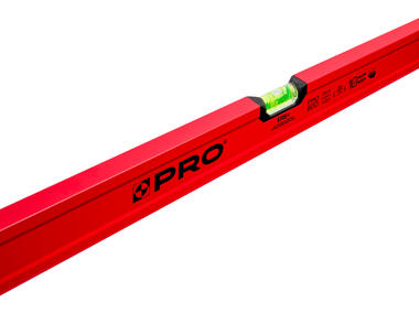 Zdjęcie: Poziomnica PRO600 malowana czerwona 150 cm PRO