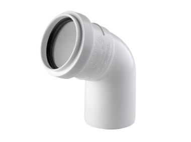 Zdjęcie: Kolano kanalizacyjne BI 32 67 stopni Comfort PIPELIFE
