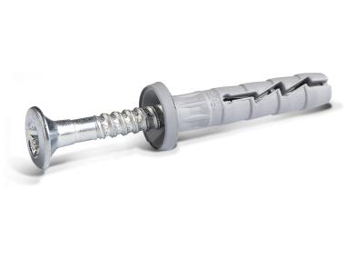 Zdjęcie: Kołek wbijany FX-N-C nylonowy szybkiego montażu z kołnierzem cylindrycznym 8x45 mm 100 szt. RAWLPLUG