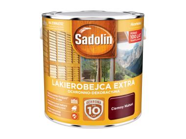 Zdjęcie: Lakierobejca Extra 2,5 L ciemny mahoń SADOLIN