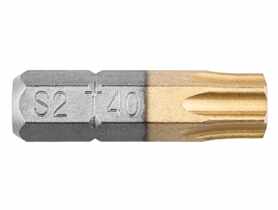 Końcówki wkrętakowe TX40 x 25 mm, 2 sztuki GRAPHITE