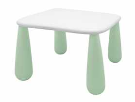 Stolik dla dzieci Luna biało-zielony NERGIS