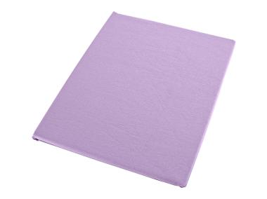 Zdjęcie: Prześcieradło bawełniane 160x200 cm jasnofioletowe MISS LUCY
