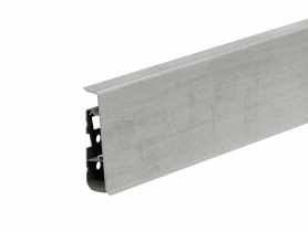 Listwa przypodłogowa PVC Hi Line Prestige 2,2x7,5 cm 2,50 m Goth Clear Mat CEZAR