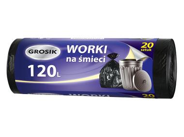 Zdjęcie: Worki na śmieci 120 L - 20 szt. GROSIK