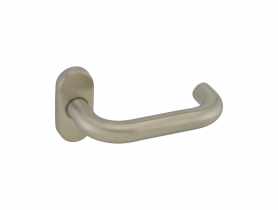 Klamka Inox, szyld owalny Uno-OV SS 304 otwór 45-50 mm METRO