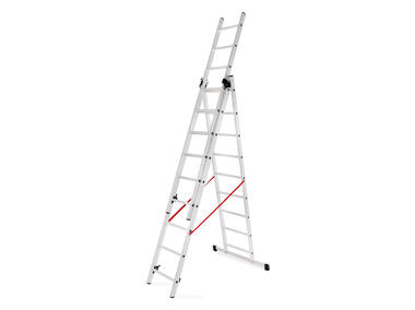 Zdjęcie: Drabina aluminiowa przemysłowa 3x9 Basic MASTER POLAND