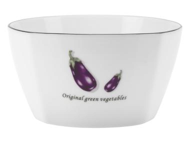 Zdjęcie: Miseczka Toskania 350 ml z porcelany New Bone wzór 4 Aubergine DECOR