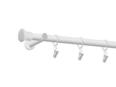 Zdjęcie: Karnisz pojedynczy 16 mm Lima 160 cm biały GARDINIA