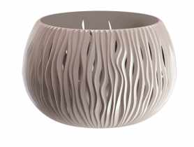Doniczka Bowl Sandy basic mocca 29 cm PROSPERPLAST