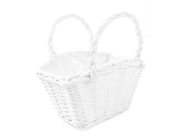 Zdjęcie: Koszyk z uchwytami 26x19x13/16/24 cm biały TIN TOURS