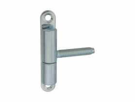 Zawias 15x50 mm przykręcany ocynk biały, 2 sztuki METRO